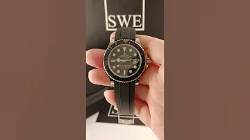 Rolex Yachtmaster White Gold Black Rubber Strap Mens Watch 226659 Review SwissWatchExpo 