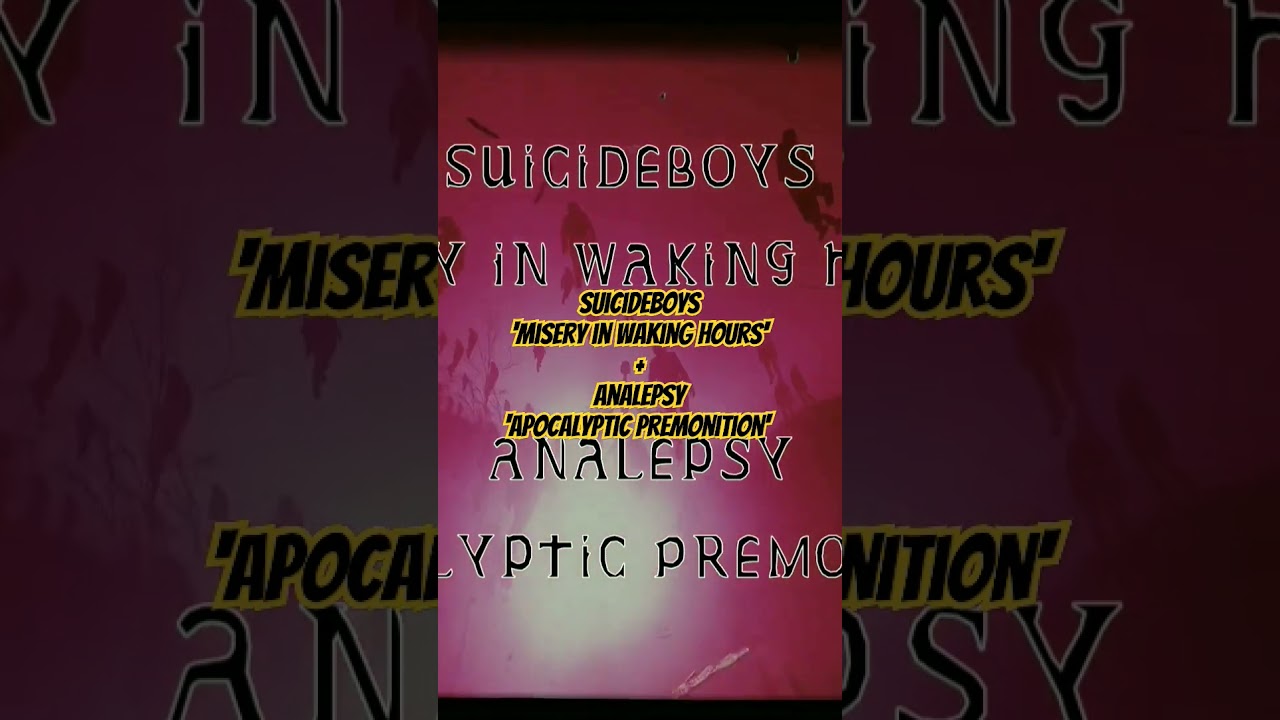 Suicideboys 'Misery In Waking Hours' + Analepsy 'Apocalyptic Premonition' 