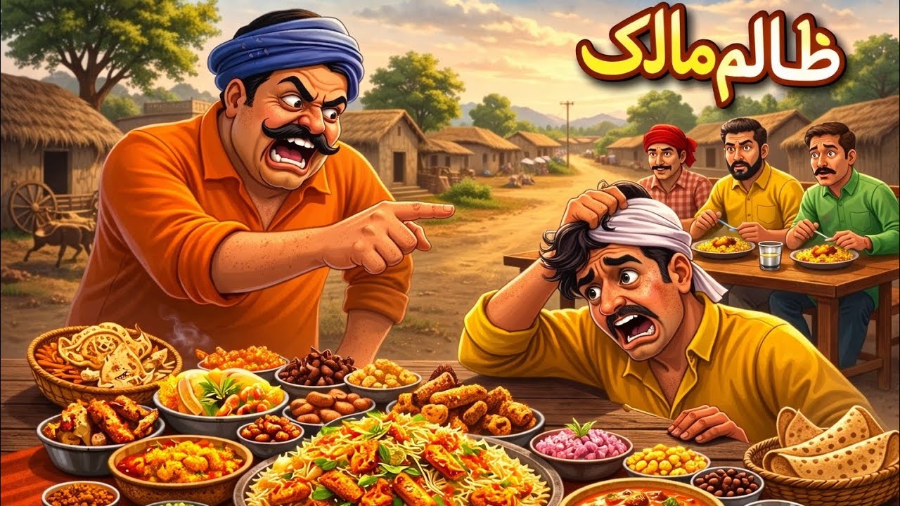 Cruel Master’s Downfall | ظالم مالک | Pashto Cartoon Story 