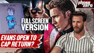 Evans Open To RETURN as CAPTAIN AMERICA Under "Perfect" Conditions (FULL SCREEN VERSION)