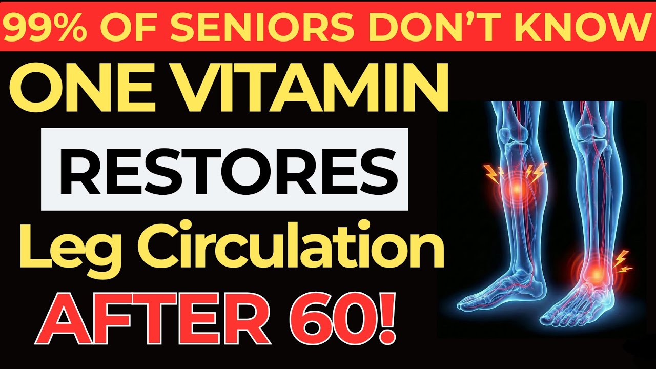 Only ONE Vitamin Restores Leg Circulation After 60 (Not Magnesium) | elderly health