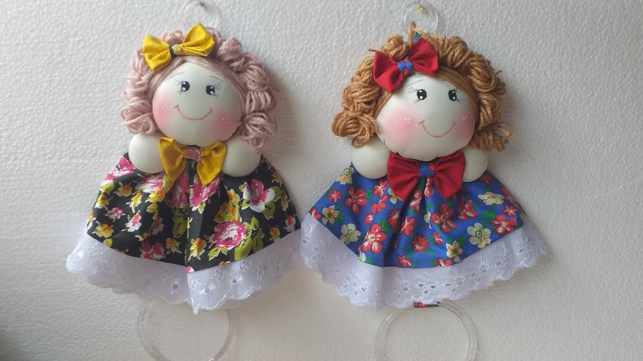 (D.I.Y) Boneca Porta Pano de Prato com  CDS