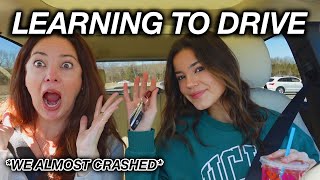 DRIVING FOR THE FIRST TIME!! (feat. My Mom)