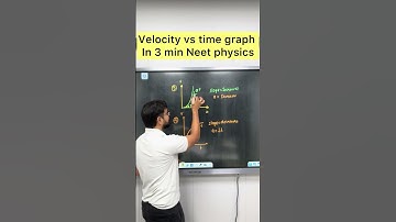 Velocity vs time graph | Neet physics in 3 min | by ssp sir #neet2026 #sachinsirphysics