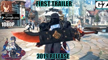 EXOS HEROES - First Game Trailer - Turn Based Rpg Android - By Line Games and Oozoo