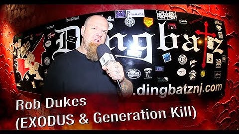 Rob Dukes Discusses NEW Music Plans For EXODUS & GENERATION KILL!