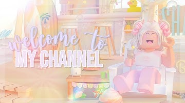 Welcome to my channel - New Intro | Roblox
