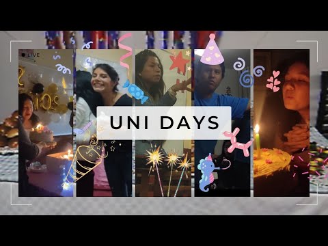 [UNI VLOG] #08 los universitarios cantamos HB🎀🎁🎈🎂🥂