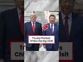 Trump Praises China During Visit