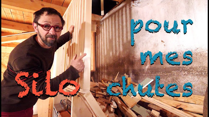 AMÉNAGEMENT DE L'ATELIER : SILO POUR MES CHUTES DE BOIS