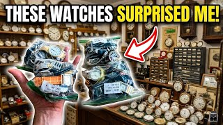 I paid $100 for BAGS of vintage watches at an antique shop! What did I find?