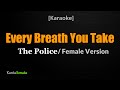 Every Breath You Take - The Police | Female Version | Karaoke