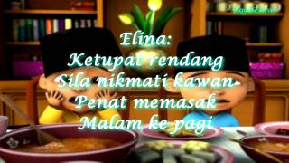 Video thumbnail of "Anuar Zain Dan Elina- Suasana Hari Raya Lirik - YouTube"