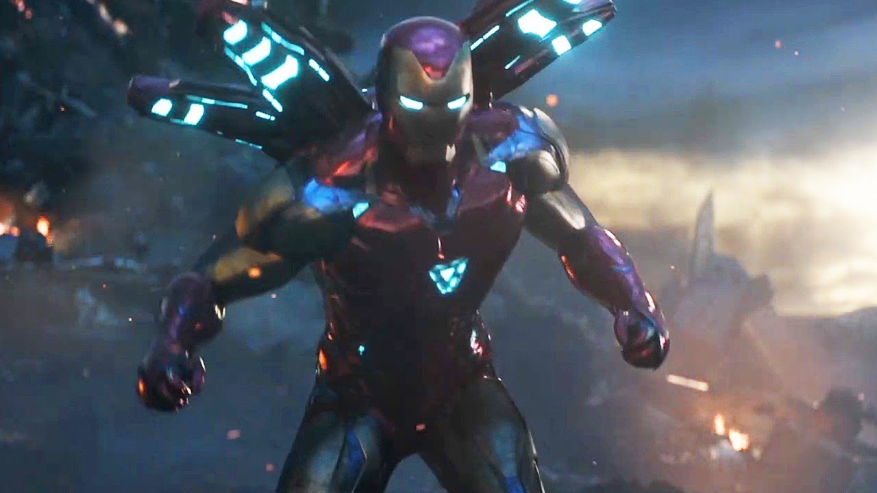 Avengers 4 Iron Man Thanos Buster Armor and Hawkeye First 