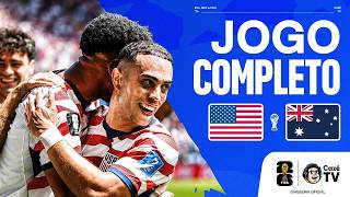 JOGO COMPLETO: ESTADOS UNIDOS X AUSTRÁLIA | COPA DO MUNDO FIFA™ 2026 | 2ª RODADA | FASE DE GRUPOS