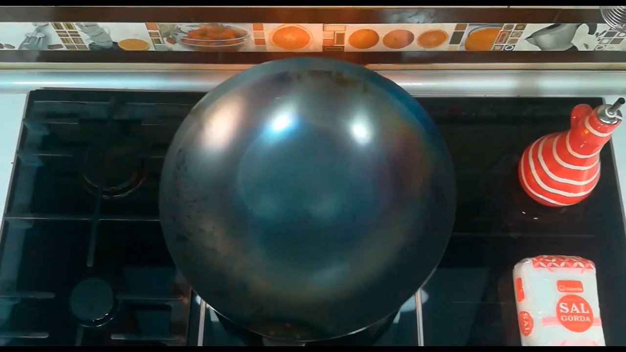 wok como curarlo para poder cocinar @cocinafacilconivan