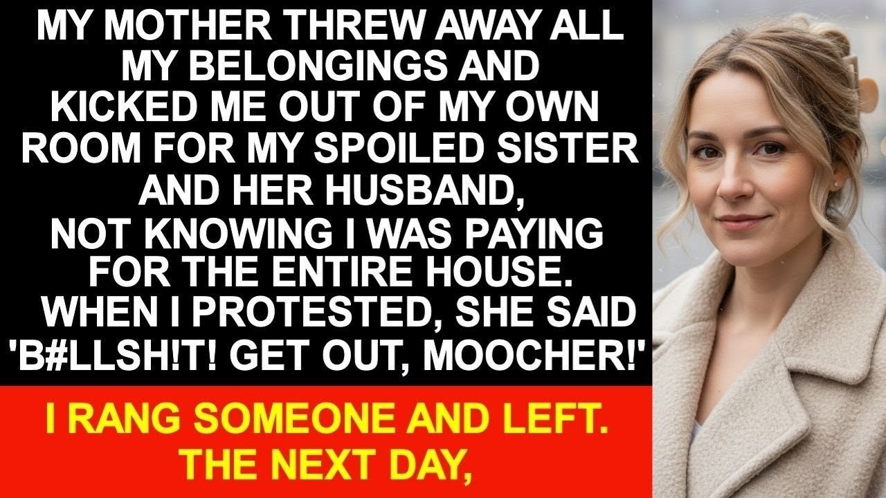 My mother kicked me out of my own room just to favor my sister and her hubby, not knowing I'm