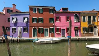 BURANO CANAL WALK NOW | Venezia | 4K Ultra HD