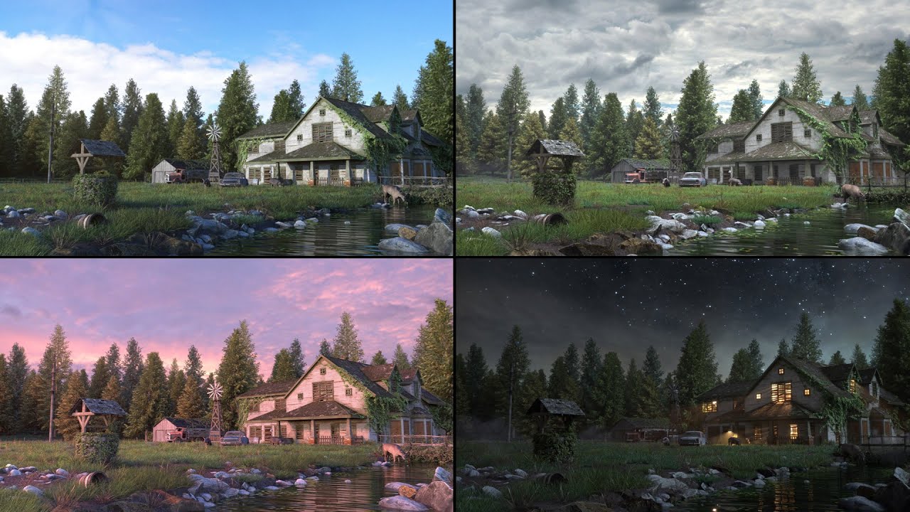 Exterior Scene Development: Maya, Arnold, Mari and Nuke Techniques with Adrien Vallecilla