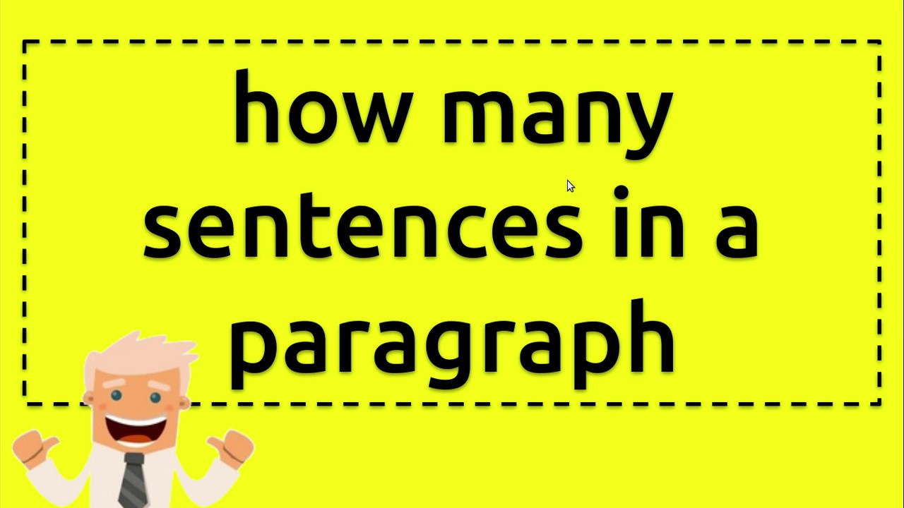 how many sentences is there in an essay