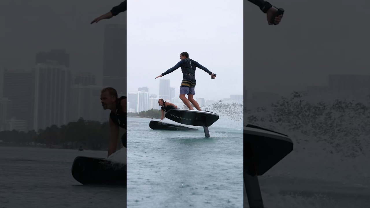 Duo eFoil & Electric Surfboard carve ⚡️ 