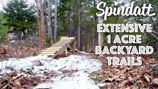 These MTB trails are built in a 1 Acre Backyard.