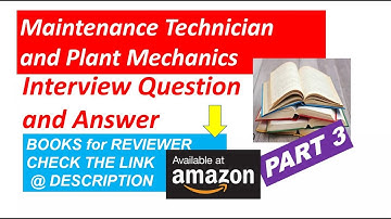 Maintenance Technician Interview and Answer PART 3