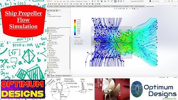 SolidWorks Tutorial ~ How to study Ship propeller flow simulation #solidworkstutorial #drawing #tips