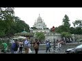 Walk around montmartre paris france