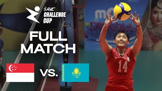 🇸🇬 SGP vs. 🇰🇿 KAZ - AVC Challenge Cup 2024 | Pool Play