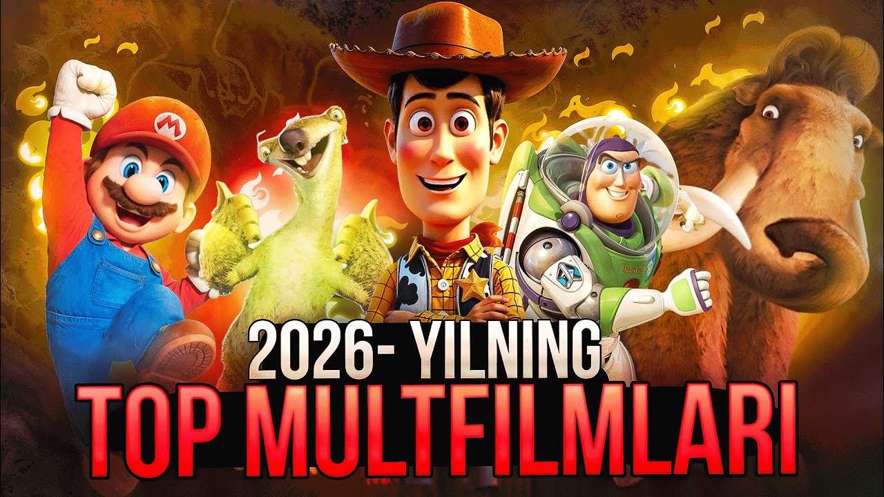 2026-Yilning Eng Kutilayotgan Multfilmlari. O'zbek Tilida.