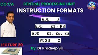 Instruction Formats 🔥| CPU | CO | CA | Gate, ESE, University Exam | L20