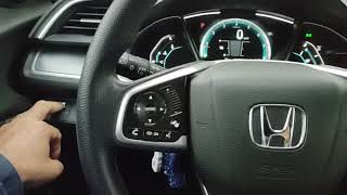 2017 Honda Civic 10th Gen how to disable VSA off