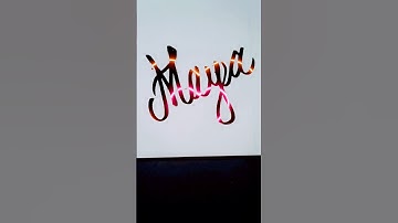 Maya 🥰 beautiful name #comment your name #art #calligraphy #cursivewriting #shortvideos #shorts