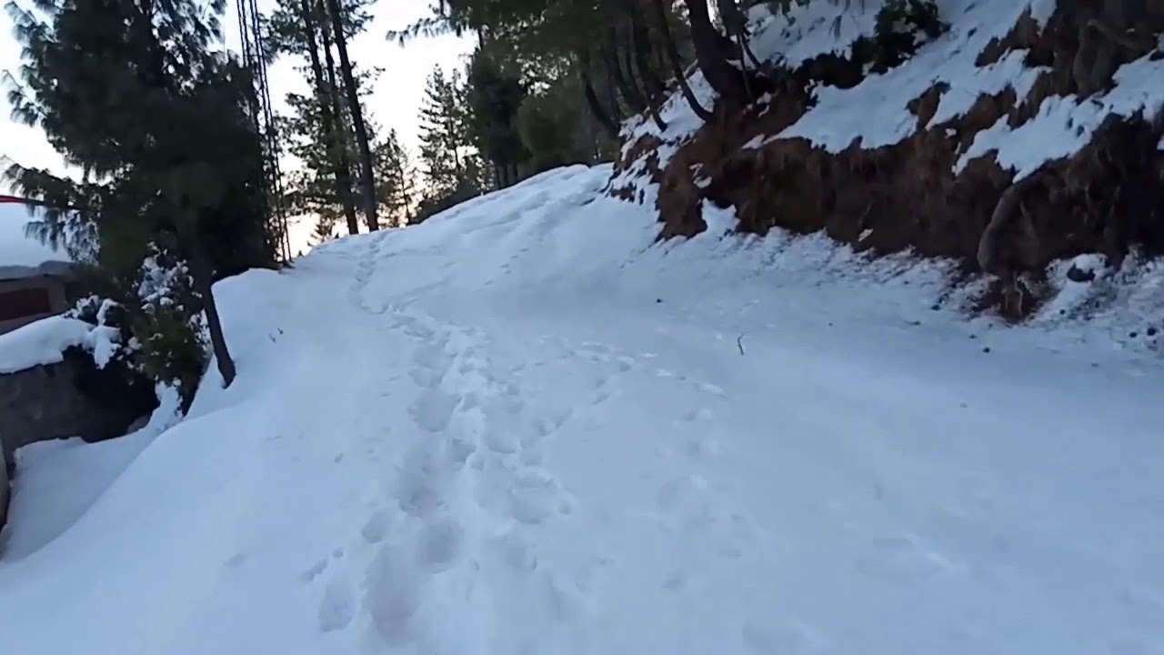azad kashmir jandali//snow beautyfull snow❤❤