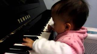 Abby playing the piano (January 17th, 2012) .MOV
