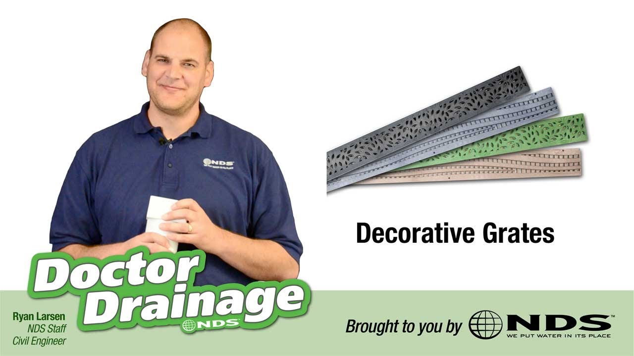 Transform Your Outdoor Drainage with NDS Decorative Drain Grates | NDS Drainage Solutions