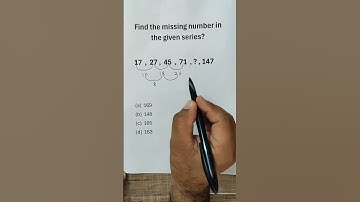 Find the missing Number | #csat  #shorts #reasoning #maths  #upsc #ssc #ntpc @SinghMathematician