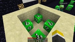 Minecraft GREEN LUCKY BLOCK vs FISH MONSTER