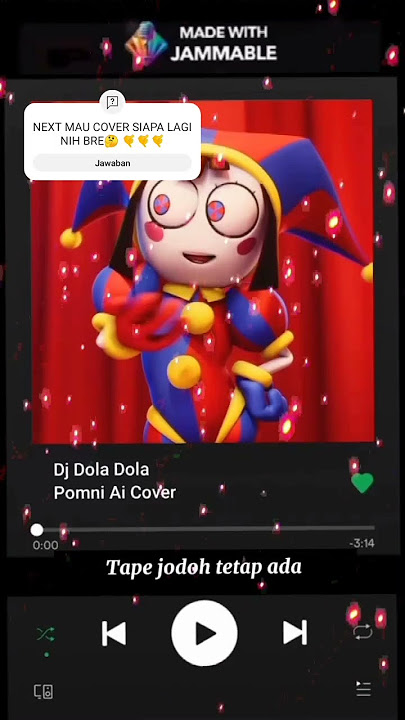 Lirik Lagu Dj Dola Dola Cover Pomni 🤓😱 #djdoladola #doladola #pomniaicover #pomni  #pomniandjax