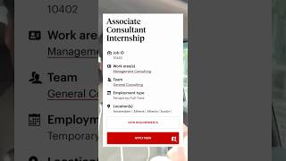Don't miss the Bain internship deadline 🚨 #consulting #mba