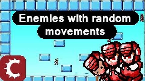 enemies with random movement in stencyl