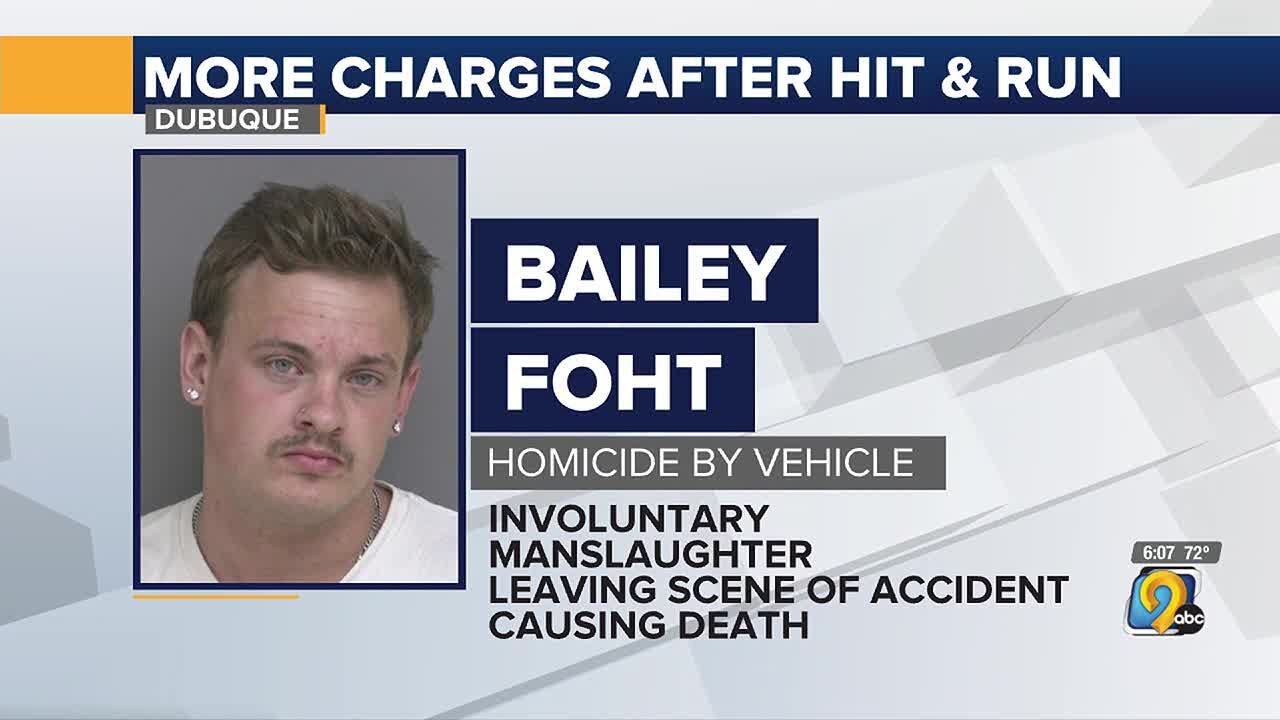 Man faces additional charges after killing Dubuque woman in hit-and-run