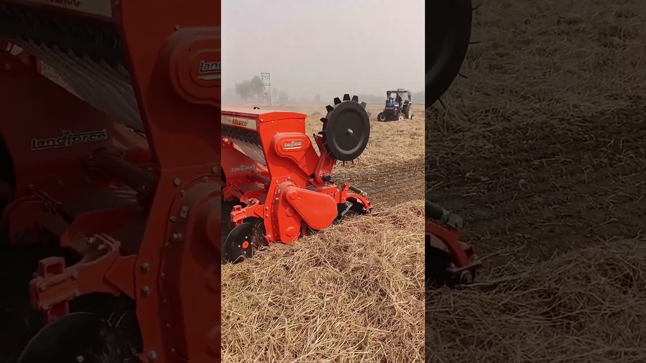 Landforce new model super seeder and swaraj 855 