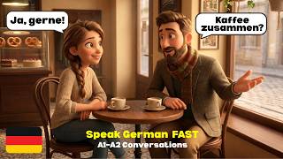 Learn German in 25 Minutes | Easy German Dialogues Conversations (A1–A2) | Speak German Fast