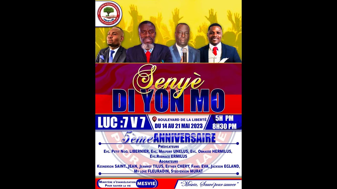 J3 / CROISADE EVANGÉLIQUE ORGANISÉE PAR MESVIE, SAINT MARC HAITI