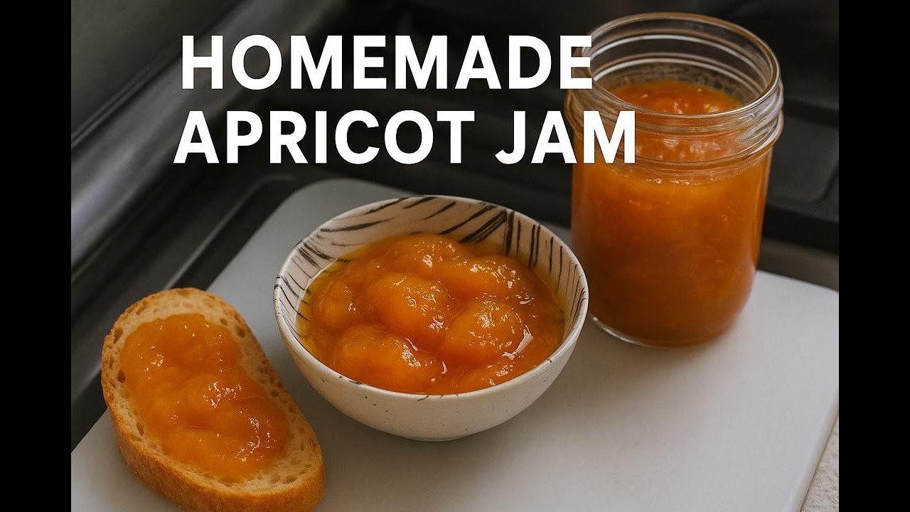 Homemade Apricot Jam with Saffron & Cinnamon | Traditional Village Recipe