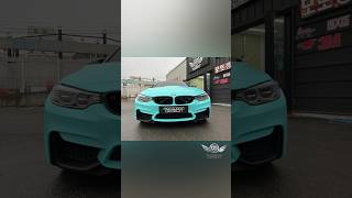 Minty M4 released 🤗 #carwrap #ppf #bmw #arashwrapper
