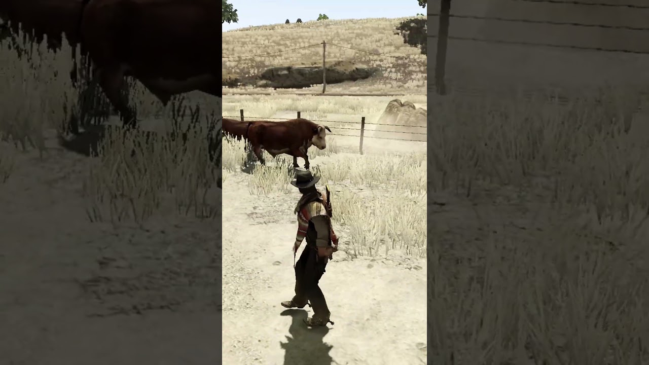 Bulls attack in RDR 2010 vs RDR 2018 VD02 