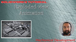 SolidWorks - V8 engine assembly animation